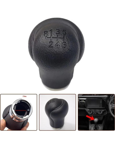 Perilla de Cambio Manual 6 Velocidades Loszaral para Toyota Hilux REVO 2015-2020