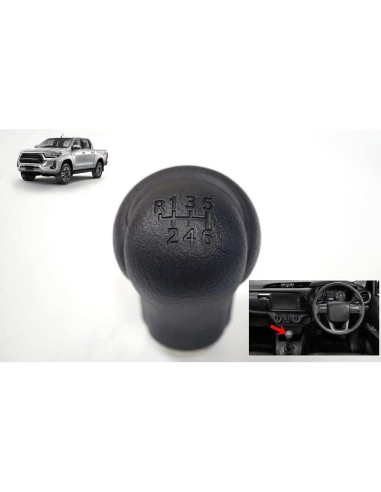 Perilla de Cambio Manual 6 Velocidades Loszaral para Toyota Hilux REVO 2015-2020