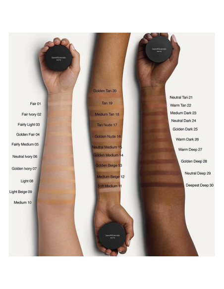 Fundación en Polvo Suelto BareMinerals SPF 15 7.9g Beige Medio Fundación en Polvo Suelto BareMinerals SPF 15 7.9g Beige Medio