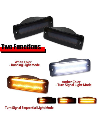 Luz de giro del parachoques delantero KENRTIR Toyota Pickup 89-95