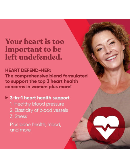 Suplemento Defensora del Corazón-Her 60 Cápsulas Vegetarianas Suplemento Defensora del Corazón-Her 60 Cápsulas Vegetarianas