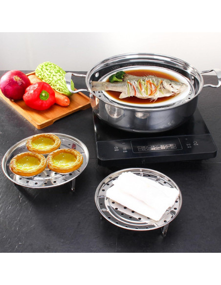 Cesta de Vapor Acero Inoxidable Cheeren 21.6 cm para Instant Pot Cesta de Vapor Acero Inoxidable Cheeren 21.6 cm para Instant Pot