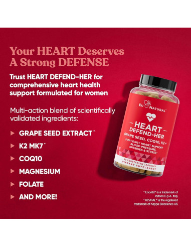 Suplemento Defensora del Corazón-Her 60 Cápsulas Vegetarianas