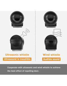 Silbato de Advertencia para Ciervos SINGARO 2 Pack 2