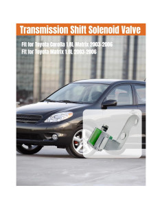 Válvula de Solenoide de Transmisión Toyota Corolla 1.8L 2003-2006 2