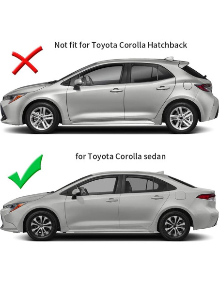 Cubierta Lateral Trasera Toyota Corolla 2020-2024 Fibra Carbono Cubierta Lateral Trasera Toyota Corolla 2020-2024 Fibra Carbono