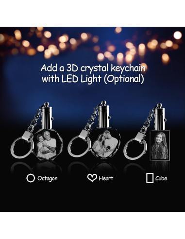 Foto de cristal 3D personalizada PD 3DPIXDANCE 7.49x8.99 cm