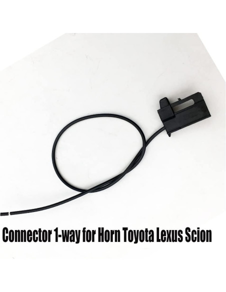 Conector de 1 vía ALLMOST para claxon Toyota Lexus Scion Conector de 1 vía ALLMOST para claxon Toyota Lexus Scion
