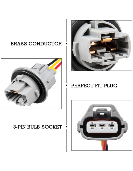Conector de Luz de Giro Frontal 90075-60060 Toyota Conector de Luz de Giro Frontal 90075-60060 Toyota