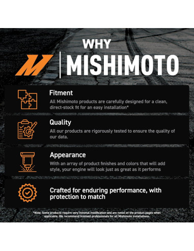 Radiador Mishimoto para Toyota Corolla 1993-1997 3,63 kg