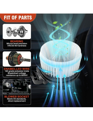 Motor Soplador AC Toyota Corolla Prius COOLIGO 1.79kg