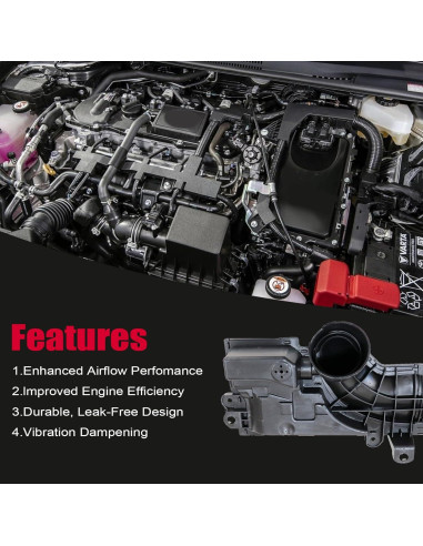 Tubo de entrada de aire FZJDSD para Toyota Corolla 2020-2022