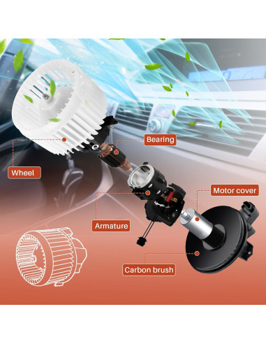 Motor Soplador AC Toyota Corolla Prius COOLIGO 1.79kg