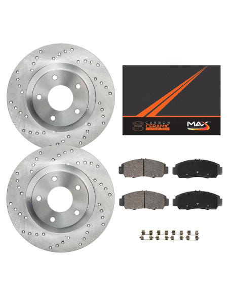 Kit de Frenos Traseros Max Advanced Brakes para Toyota Corolla iM 2009-2018 Kit de Frenos Traseros Max Advanced Brakes para Toyota Corolla iM 2009-2018