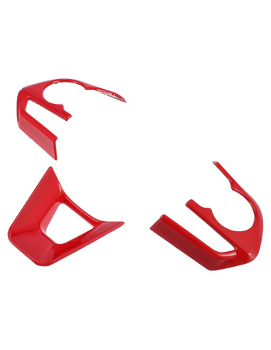 Cubierta de Volante ABS Rojo X AUTOHAUX para Toyota Corolla 2020-2022