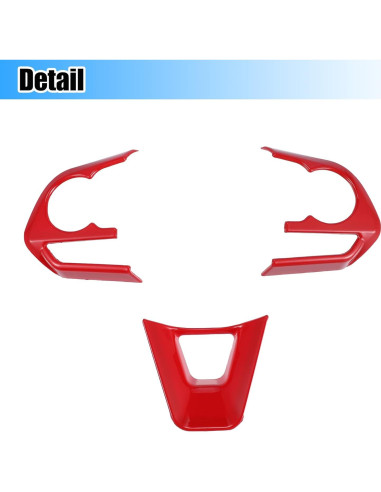 Cubierta de Volante ABS Rojo X AUTOHAUX para Toyota Corolla 2020-2022