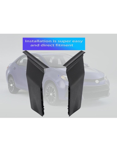 Cubierta de esquina limpiaparabris QZQ para Toyota Corolla 2014-2019