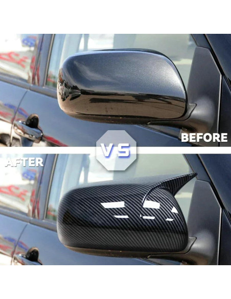 Tapa de Espejo Retrovisor Thinyou Fibra de Carbono Toyota Corolla 2007-2013 Tapa de Espejo Retrovisor Thinyou Fibra de Carbono Toyota Corolla 2007-2013