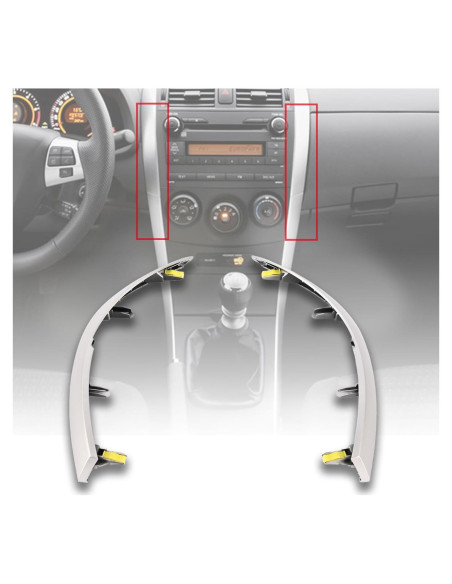 Tira de Cubierta Tablero Superior Toyota Corolla 2010-2013 Tira de Cubierta Tablero Superior Toyota Corolla 2010-2013
