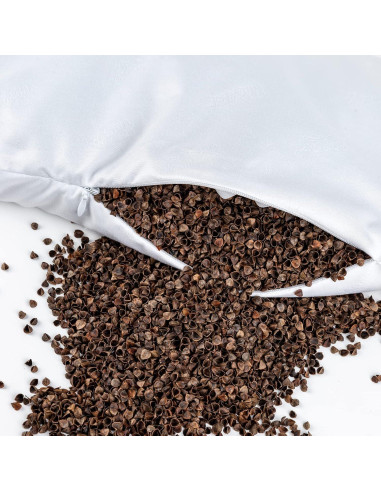 Almohada de Soporte GLORY SEASON 15x38 cm Trigo Sarraceno Beige