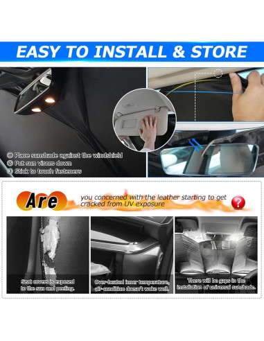 Protector Solar Karltys 3PCS para Toyota Corolla Cross 2022-2025