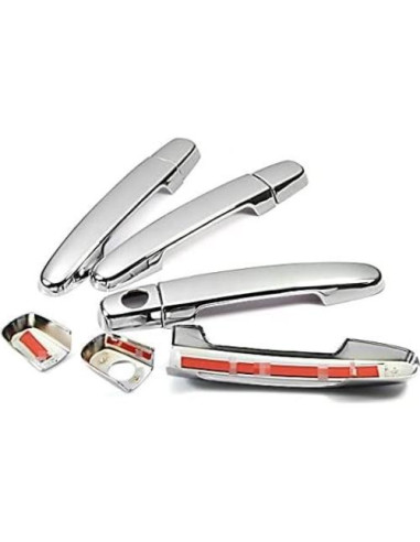 Cubiertas cromadas manija y espejo Toyota Corolla Yaris 2009-2011