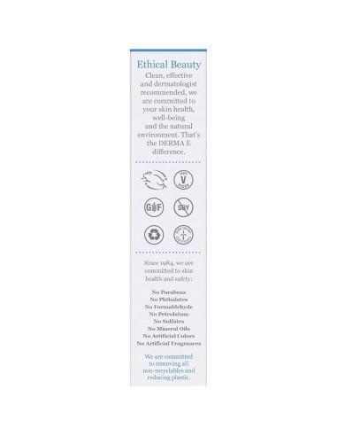 Crema Hidratante para Ojos Derma E 14.79 ml - Ácido Hialurónico