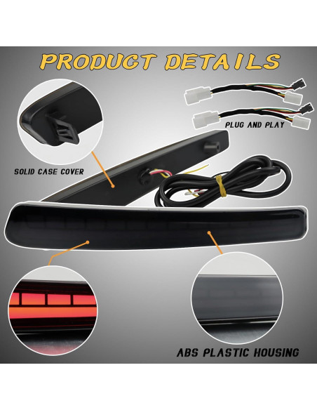 Luz de freno trasero LED KEEGTBOX para Toyota Corolla 2020-2023 Luz de freno trasero LED KEEGTBOX para Toyota Corolla 2020-2023