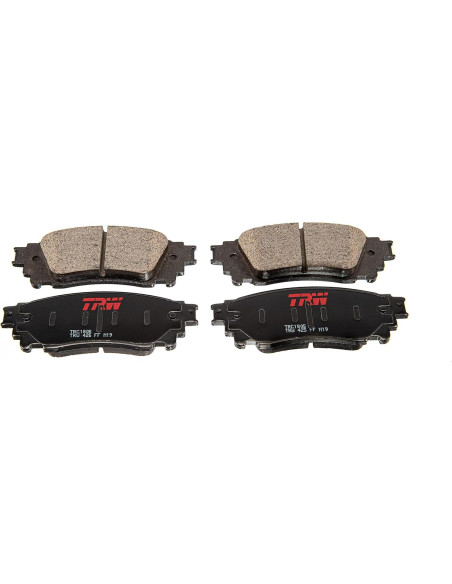 Juego de Pastillas de Freno TRW Pro TRC1184 para Toyota Yaris 2007-2018 Juego de Pastillas de Freno TRW Pro TRC1184 para Toyota Yaris 2007-2018