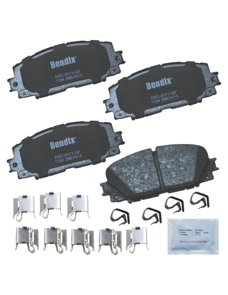 Pastillas de Freno Cerámicas Bendix CFC1184 Delanteras Lexus/Toyota Pastillas de Freno Cerámicas Bendix CFC1184 Delanteras Lexus/Toyota