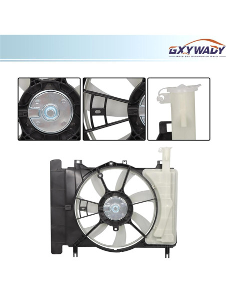 Ventilador de Radiador GXYWADY TO3115145 para Yaris y Scion Ventilador de Radiador GXYWADY TO3115145 para Yaris y Scion