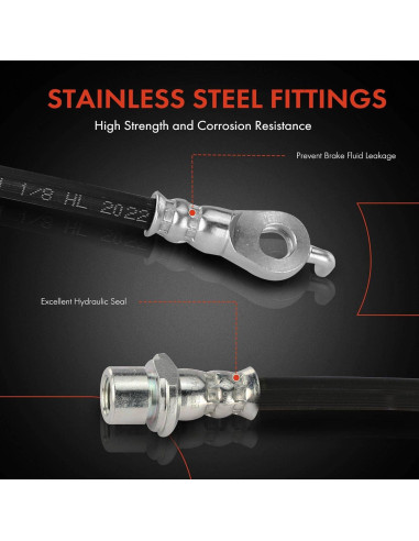 Manguera Hidráulica de Freno A-Premium para Toyota Corolla y Prius