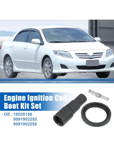 Kit de Bota de Bobina de Encendido uxcell 4 Set para Toyota