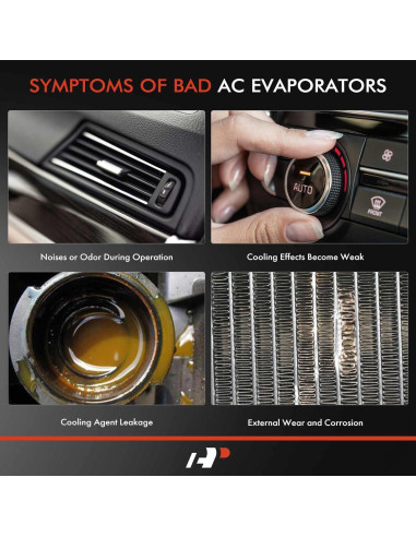Núcleo de Evaporador A/C A-Premium para Scion xD y Toyota Yaris