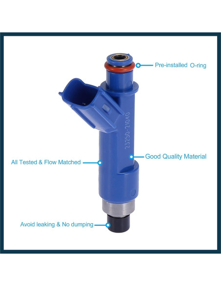 4 Inyectores de Combustible TUCKBOLD para Toyota Yaris 1.5L 4 Inyectores de Combustible TUCKBOLD para Toyota Yaris 1.5L