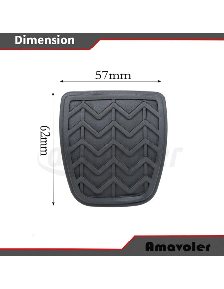 Almohadilla de Pedal de Freno Amavoler para Toyota Almohadilla de Pedal de Freno Amavoler para Toyota