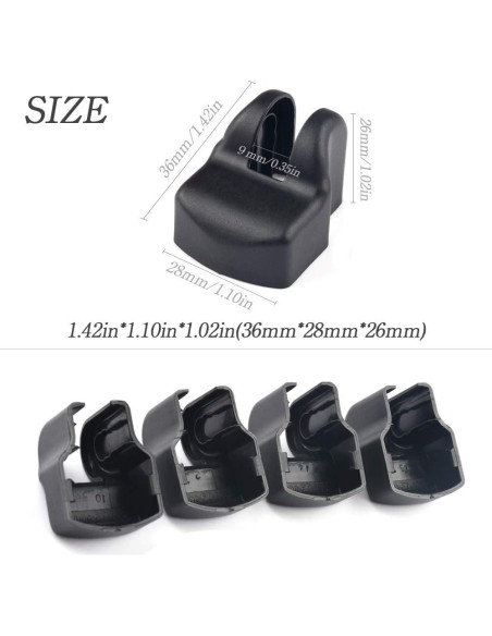 Cubiertas de Tornillos de Verificación de Puerta Toyota 1797 - 4 Pcs Cubiertas de Tornillos de Verificación de Puerta Toyota 1797 - 4 Pcs