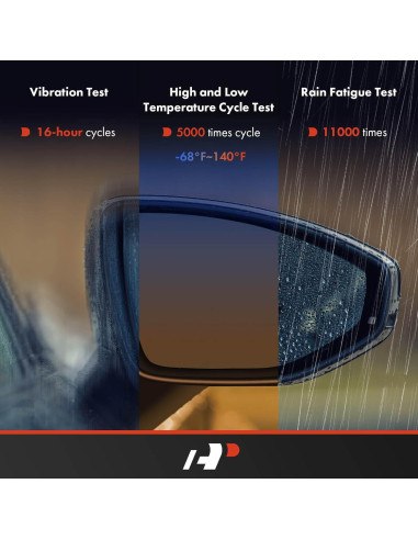 Espejo Retrovisor Eléctrico A-Premium Toyota Yaris 2007-2011