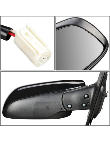 Espejo lateral derecho Toyota Yaris 2006-2011 DNA Motoring