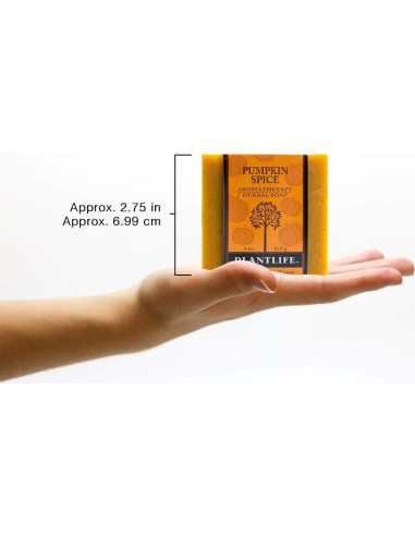 Jabón en Barra de Especias de Calabaza Plantlife 3 Unidades 113g