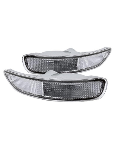 Espejo D Sintonización Carcasa Cromada Lente Claro Toyota Corolla 1993-1997