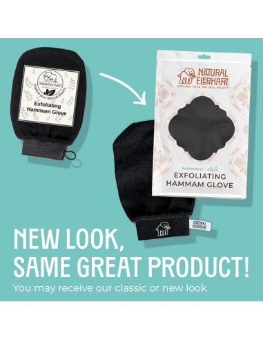 Jabón Negro Marroquí Natural Elephant 200g + Guante Exfoliante