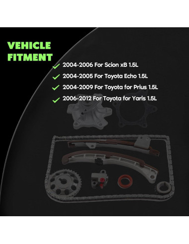 Kit Cadena de Tiempo SCITOO con Bomba de Agua 1.81kg