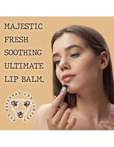 Bálsamo Labial Savannah Bee 4.25 g Menta Refrescante Natural
