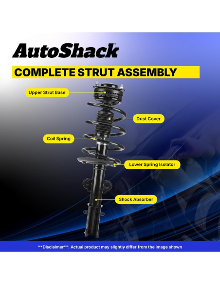 Kit de Struts y Resortes AutoShack para Toyota Yaris 2006-2011 Kit de Struts y Resortes AutoShack para Toyota Yaris 2006-2011