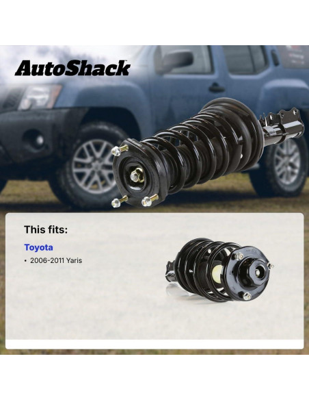 Kit de Struts y Resortes AutoShack para Toyota Yaris 2006-2011 Kit de Struts y Resortes AutoShack para Toyota Yaris 2006-2011