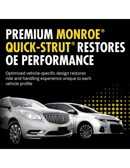 Amortiguador y Resorte Monroe Quick-Strut 172991R Toyota Corolla 2014-2019 Amortiguador y Resorte Monroe Quick-Strut 172991R Toyota Corolla 2014-2019