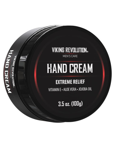 Crema de Manos Viking Revolution para Hombres - Aloe Vera y Vitamina E 140g