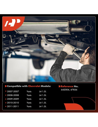 Convertidor Catalítico A-Premium Toyota Yaris 2007-2011 1.5L