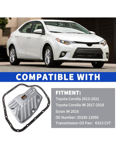 Kit de Filtro y Junta de Transmisión Toyota Corolla 2013-2021